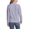 imageEddie Bauer Womens Fast Fleece RaglanSleeve 14Zip  SolidHyacinth