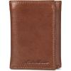 imageEddie Bauer Men Signature Leather Trifold WalletLeather Logo  Tan