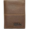 imageEddie Bauer Men Signature Leather Trifold WalletRugged Leather  Tan