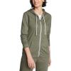 imageEddie Bauer Womens Camp Fleece FullZip HoodieSprig