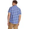 imageEddie Bauer Mens Pack It Seersucker ShortSleeve ShirtPeak Blue