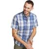 imageEddie Bauer Mens Voyager Flex ShortSleeve ShirtBluebird