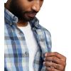 imageEddie Bauer Mens Voyager Flex ShortSleeve ShirtSlate Blue