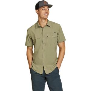 imageEddie Bauer Mens Atlas Exploration Flex ShortSleeve ShirtEucalyptus