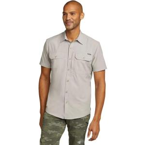 imageEddie Bauer Mens Atlas Exploration Flex ShortSleeve ShirtLt Gray