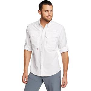 imageEddie Bauer Mens King Salmon LongSleeve ShirtWhite
