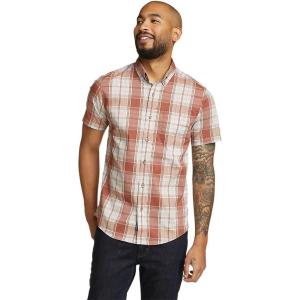 imageEddie Bauer Mens Voyager Flex ShortSleeve ShirtCocoa