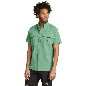 imageEddie Bauer mens Upf Guide 20 Shortsleeve ShirtSeaglass