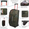 imageEddie Bauer Expedition 34 Duffel 20  Lightweight Travel Luggage Made From Rugged Polycarbonate and Nylon StormBlack