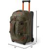 imageEddie Bauer Expedition 34 Duffel 20  Lightweight Travel Luggage Made From Rugged Polycarbonate and Nylon StormDark Thyme