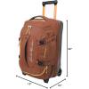 imageEddie Bauer Expedition 34 Duffel 20  Lightweight Travel Luggage Made From Rugged Polycarbonate and Nylon StormRust