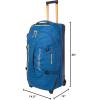 imageEddie Bauer Expedition 34 Duffel 20  Lightweight Travel Luggage Made From Rugged Polycarbonate and Nylon StormTrue Blue