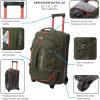 imageEddie Bauer Expedition 34 Duffel 20  Lightweight Travel Luggage Made From Rugged Polycarbonate and Nylon StormTrue Blue
