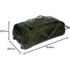 imageEddie Bauer Traverse Luggage  Roller Wheels  Telescoping Handle  Travel  Vacation  Ripstop Nylon  Black 31quotDark Loden