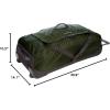 imageEddie Bauer Traverse Luggage  Roller Wheels  Telescoping Handle  Travel  Vacation  Ripstop Nylon  Black 31quotDark Loden