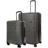imageEddie Bauer Glacier Hardside Spinner Durable PCABS Construction Suitcase CarryOn Luggage 22quot CarbonSprig