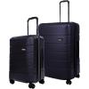 imageEddie Bauer Glacier Hardside Spinner Durable PCABS Construction Suitcase CarryOn Luggage 22quot CarbonStorm