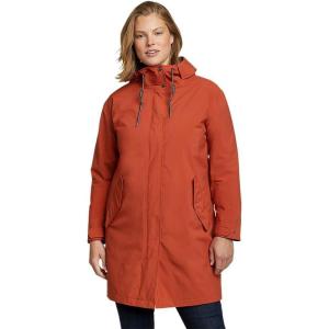 imageEddie Bauer Womens Port Townsend TrenchRed Clay