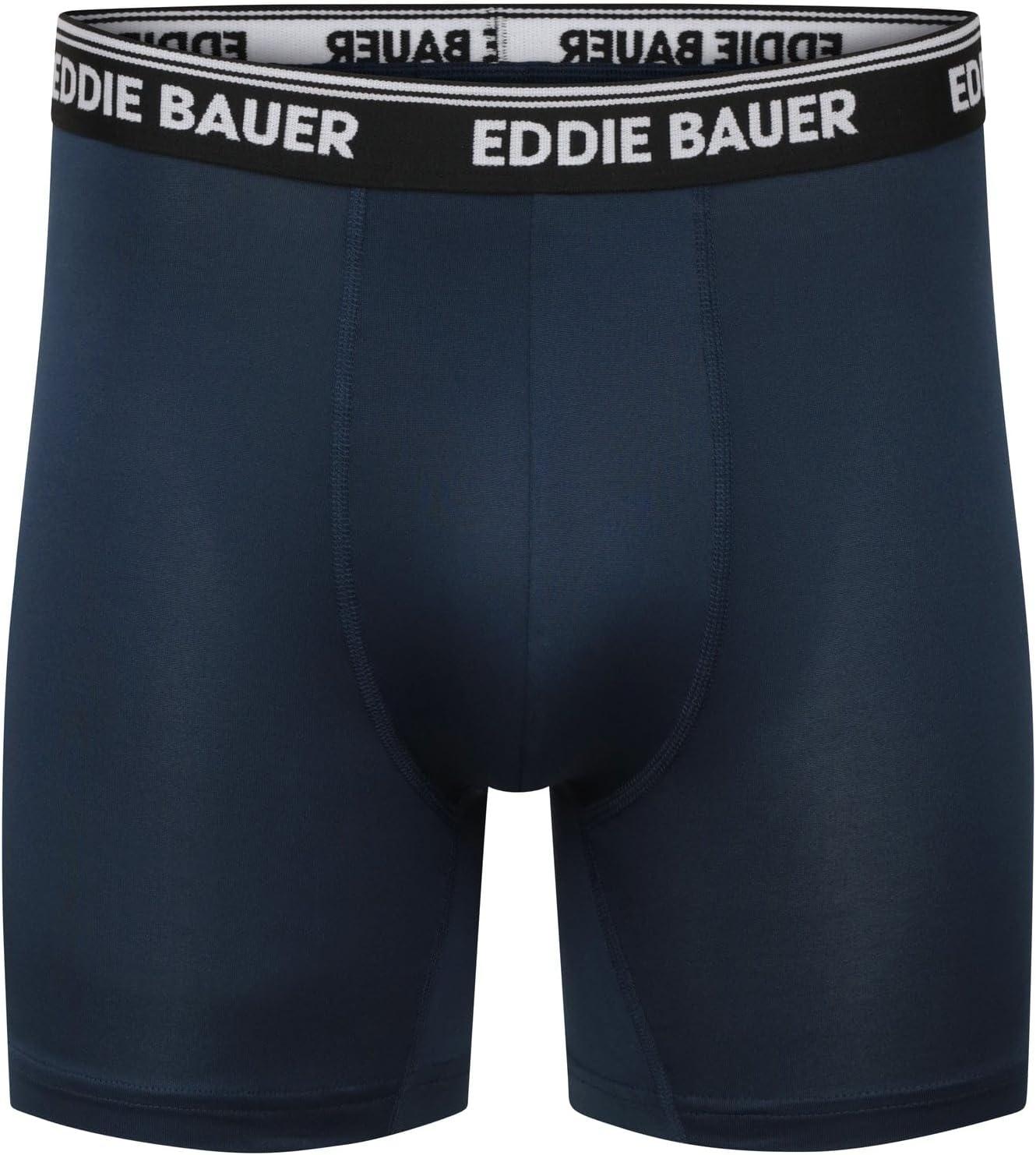 imageEddie Bauer Mens Boxer Briefs Breathable and Comfortable with Contoured Pouch Support 6 Pack UnderwearAtlanticAsh GreyBordeauxAtlanticVintage GreyDusted Indigo