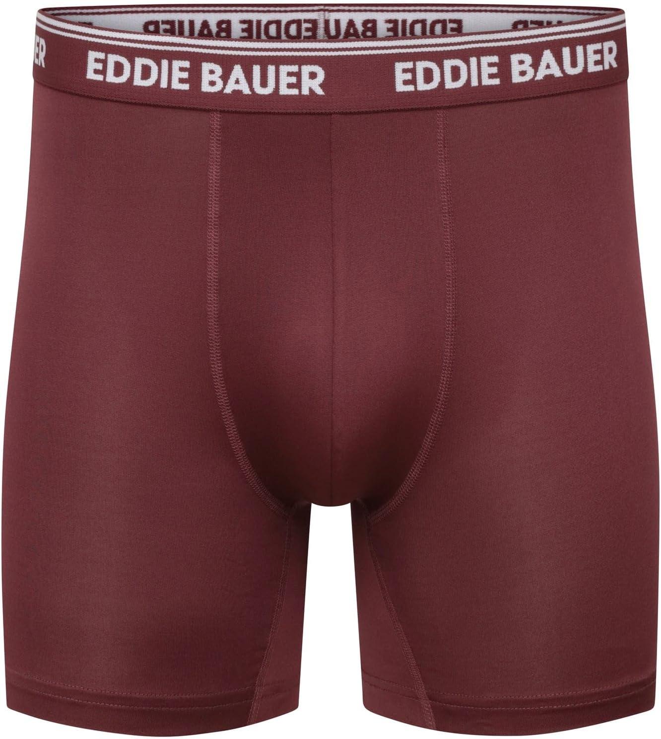 imageEddie Bauer Mens Boxer Briefs Breathable and Comfortable with Contoured Pouch Support 6 Pack UnderwearAtlanticAsh GreyBordeauxAtlanticVintage GreyDusted Indigo