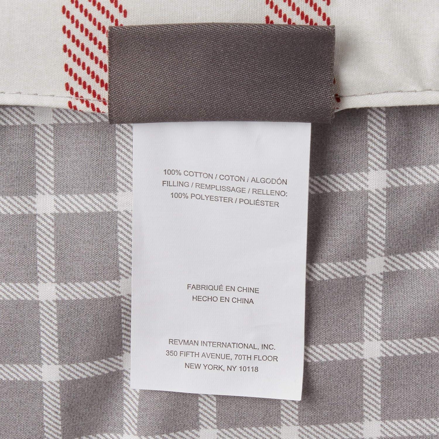 imageEddie Bauer  Twin Comforter Set Microsuede Bedding with Matching Sham OekoTex Certified Dorm Essentials Cabin Plaid GreyPortage Bay Grey