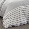 imageEddie Bauer  FullQueen Duvet Cover Set Luxuriously Soft Bedding with Matching Shams Buttons ampamp Corner Ties to Ensure Placement Cooper Stripe Blue FullQueenNeutral