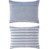 imageEddie Bauer  FullQueen Duvet Cover Set Luxuriously Soft Bedding with Matching Shams Buttons ampamp Corner Ties to Ensure Placement Cooper Stripe Blue FullQueenCooper Stripe Blue