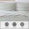 imageEddie Bauer  FullQueen Duvet Cover Set Luxuriously Soft Bedding with Matching Shams Buttons ampamp Corner Ties to Ensure Placement Cooper Stripe Blue FullQueenCooper Stripe Green