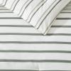 imageEddie Bauer  FullQueen Duvet Cover Set Luxuriously Soft Bedding with Matching Shams Buttons ampamp Corner Ties to Ensure Placement Cooper Stripe Blue FullQueenCooper Stripe Green