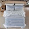 imageEddie Bauer  FullQueen Duvet Cover Set Luxuriously Soft Bedding with Matching Shams Buttons ampamp Corner Ties to Ensure Placement Cooper Stripe Blue FullQueenCooper Stripe Blue
