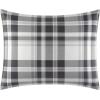 imageEddie Bauer  Twin Comforter Set Microsuede Bedding with Matching Sham OekoTex Certified Dorm Essentials Cabin Plaid GreyCoal Creek Plaid Grey