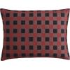 imageEddie Bauer  Twin Comforter Set Microsuede Bedding with Matching Sham OekoTex Certified Dorm Essentials Cabin Plaid GreyMountain Plaid Red