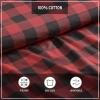 imageEddie Bauer  Twin Comforter Set Microsuede Bedding with Matching Sham OekoTex Certified Dorm Essentials Cabin Plaid GreyMountain Plaid Red