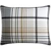 imageEddie Bauer  Twin Comforter Set Microsuede Bedding with Matching Sham OekoTex Certified Dorm Essentials Cabin Plaid GreyNormandy Plaid Grey