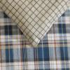 imageEddie Bauer  Twin Comforter Set Microsuede Bedding with Matching Sham OekoTex Certified Dorm Essentials Cabin Plaid GreyPort Gamble Indigo