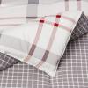 imageEddie Bauer  Twin Comforter Set Microsuede Bedding with Matching Sham OekoTex Certified Dorm Essentials Cabin Plaid GreyPortage Bay Grey