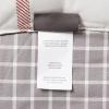 imageEddie Bauer  Twin Comforter Set Microsuede Bedding with Matching Sham OekoTex Certified Dorm Essentials Cabin Plaid GreyPortage Bay Grey