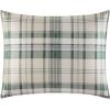 imageEddie Bauer  Twin Comforter Set Microsuede Bedding with Matching Sham OekoTex Certified Dorm Essentials Cabin Plaid GreyTimbers Plaid Green