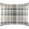 imageEddie Bauer  Twin Comforter Set Microsuede Bedding with Matching Sham OekoTex Certified Dorm Essentials Cabin Plaid GreyTimbers Plaid Green