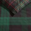 imageEddie Bauer  Twin Comforter Set Microsuede Bedding with Matching Sham OekoTex Certified Dorm Essentials Cabin Plaid GreyWoodland Tartan Dark Green