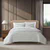 imageEddie Bauer  FullQueen Duvet Cover Set Luxuriously Soft Bedding with Matching Shams Buttons ampamp Corner Ties to Ensure Placement Cooper Stripe Blue FullQueenCooper Stripe Green