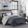 imageEddie Bauer  Twin Comforter Set Microsuede Bedding with Matching Sham OekoTex Certified Dorm Essentials Cabin Plaid GreyKingston Charcoal
