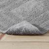 imageEddie Bauer  Runner Rug Soft Plush Tufted Bathroom Rug with SkidResistant Backing Quick Dry ampamp Super Absorbent Logan Olive Green 22quot x 60quotChrome Grey