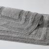 imageEddie Bauer  Runner Rug Soft Plush Tufted Bathroom Rug with SkidResistant Backing Quick Dry ampamp Super Absorbent Logan Olive Green 22quot x 60quotChrome Grey
