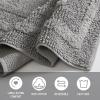 imageEddie Bauer  Runner Rug Soft Plush Tufted Bathroom Rug with SkidResistant Backing Quick Dry ampamp Super Absorbent Logan Olive Green 22quot x 60quotChrome Grey
