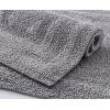 imageEddie Bauer  Runner Rug Soft Plush Tufted Bathroom Rug with SkidResistant Backing Quick Dry ampamp Super Absorbent Logan Olive Green 22quot x 60quotChrome Grey