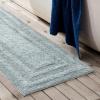 imageEddie Bauer  Runner Rug Soft Plush Tufted Bathroom Rug with SkidResistant Backing Quick Dry ampamp Super Absorbent Logan Olive Green 22quot x 60quotGreen