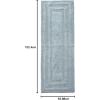 imageEddie Bauer  Runner Rug Soft Plush Tufted Bathroom Rug with SkidResistant Backing Quick Dry ampamp Super Absorbent Logan Olive Green 22quot x 60quotGreen
