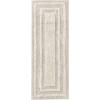 imageEddie Bauer  Runner Rug Soft Plush Tufted Bathroom Rug with SkidResistant Backing Quick Dry ampamp Super Absorbent Logan Olive Green 22quot x 60quotLight Grey