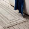 imageEddie Bauer  Runner Rug Soft Plush Tufted Bathroom Rug with SkidResistant Backing Quick Dry ampamp Super Absorbent Logan Olive Green 22quot x 60quotLight Grey